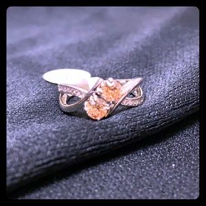 Silver and Diamond Ring